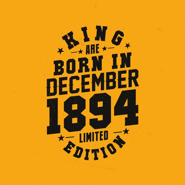 Koning Worden Geboren December 1894 Koning Worden Geboren December 1894 — Stockvector