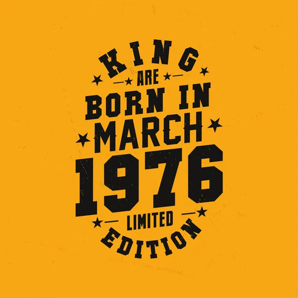 Koning Worden Geboren Maart 1976 Koning Worden Geboren Maart 1976 — Stockvector