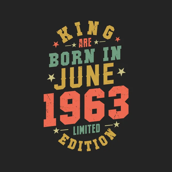 Koning Worden Geboren Juni 1963 Koning Worden Geboren Juni 1963 — Stockvector
