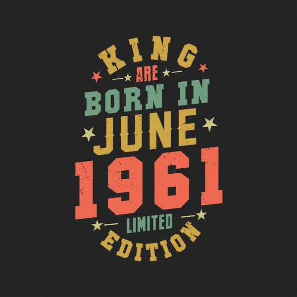 Koning Worden Geboren Juni 1961 Koning Worden Geboren Juni 1961 — Stockvector