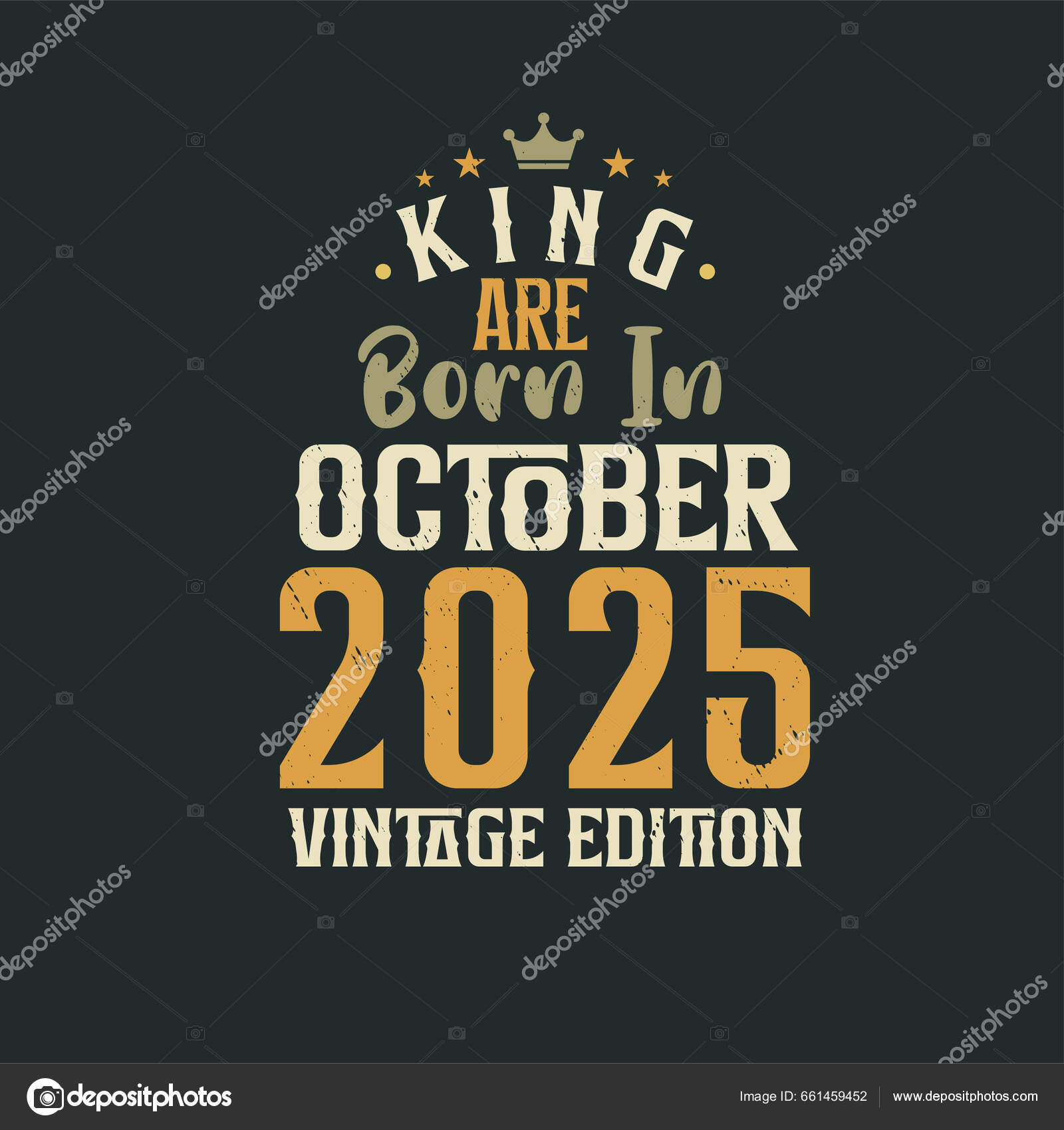 King Born October 2025 Vintage Edition King Born October 2025 Stock