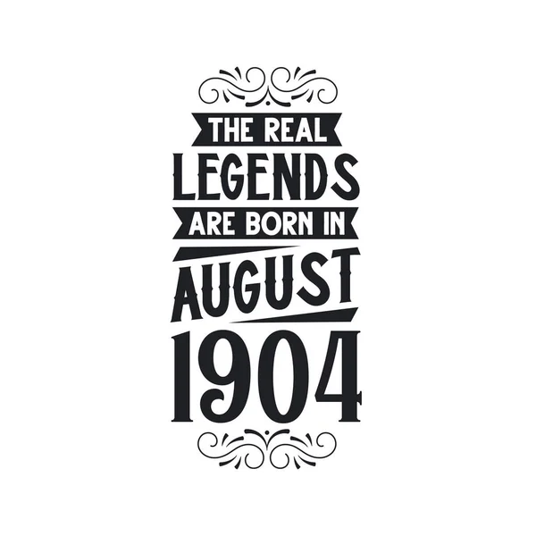Real Legend Born August 1904 Real Legend Born August 1904 — Vector de stock