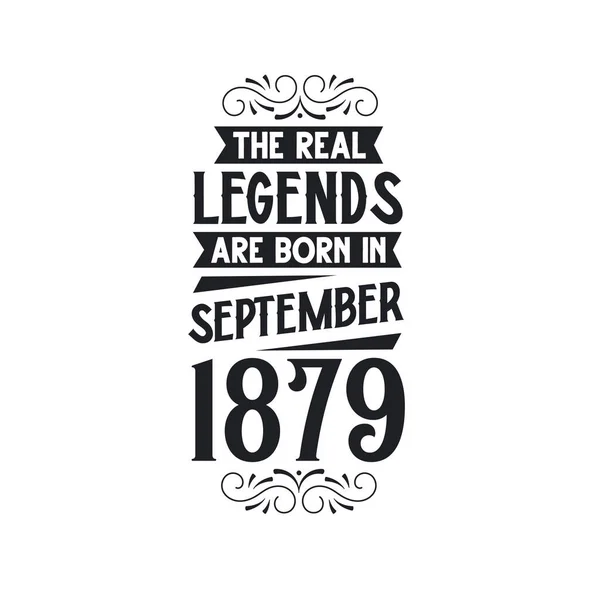 Real Legend Born September 1879 Real Legend Born September 1879 — Stock Vector