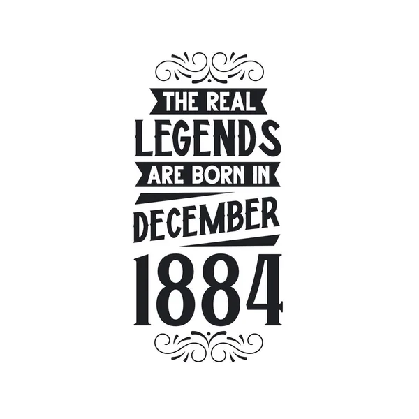 Πραγματικός Μύθος Γεννιούνται Δεκέμβριο Του 1884 Πραγματικός Μύθος Γεννιούνται Δεκέμβριο — Διανυσματικό Αρχείο