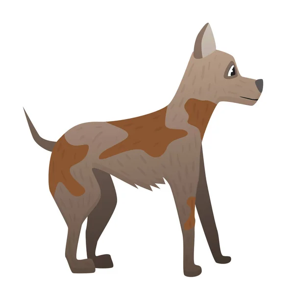 Binnenlandse Ras Hond Familie Puppy Vriend Hond Ras Vector Cartoon — Stockvector