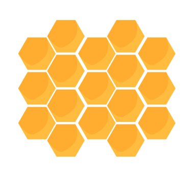 Doğal bal peteği. Bal üretimi, arıcılık endüstrisi, arıcılık iş vektörü karikatür çizimi