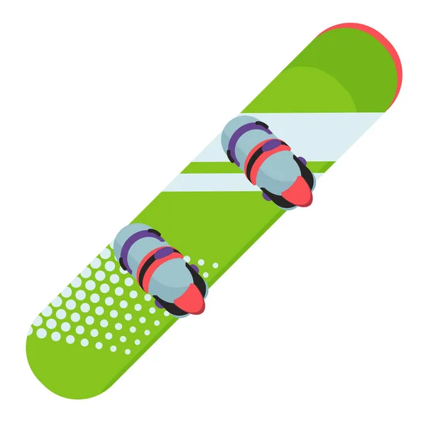 Snowboarding board. Winter sport equipment, ski gear, mountain hiking vector cartoon illustration