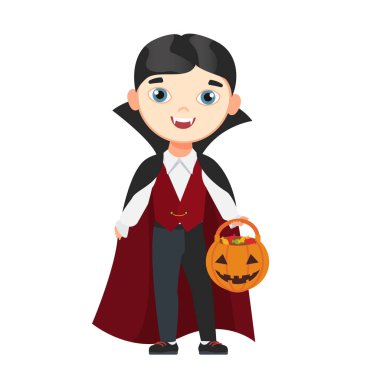 Cadılar Bayramı vampiri çocuk. Şaka mı şeker mi geleneği mi? Korkunç çocuk kostümleri mi? Çizgi film çizimleri mi?