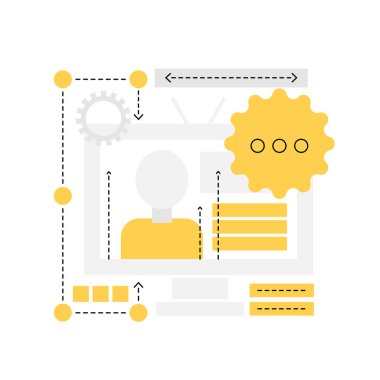 Televizyon medyası reklamcılığı. Televizyon reklamları, yayın pazarlama vektörü illüstrasyonu