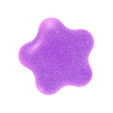 3 boyutlu jöle şekeri mor yıldız, çocuklar için parlak lolipop.