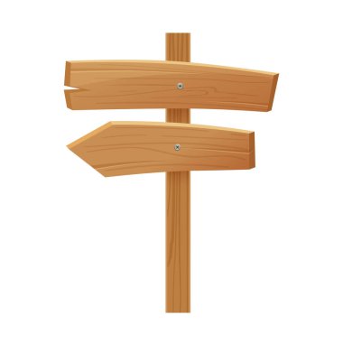 Basit bir tahta levhanın vektör tasarımı, köy ve açık hava projeleri için uygun..