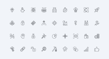 Fütürist açık servis protokolü, P2P, dijital veri paketi ince siyah ana hatlı semboller vektör çizimi. Defi, ademi merkeziyet finans, fintech güvenlik ve kripto para, maden hattı simgesi