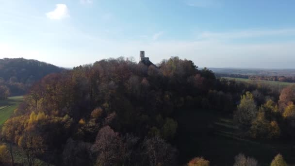 Castle Romok Város Smolen Lengyelország — Stock videók