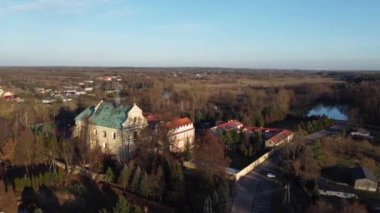 Historic monastery in the city of Lutomiersk, Poland.