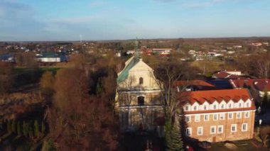 Historic monastery in the city of Lutomiersk, Poland.