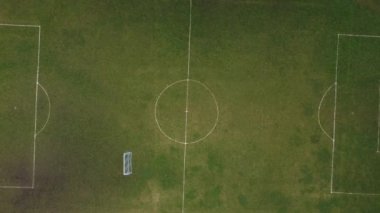 Football field top view, Poland.