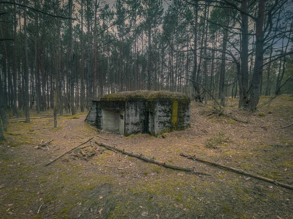 World War Shelters Poland — Stock Photo, Image