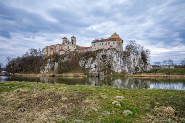Ιστορικά Κτίρια Μοναστηριών Στο Tyniec Κοντά Στην Κρακοβία Πολωνία — Φωτογραφία Αρχείου