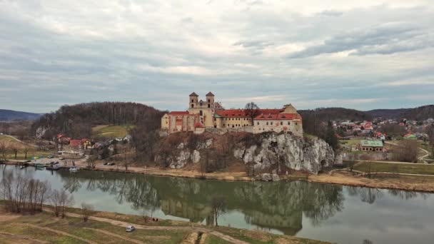 Edifícios Históricos Mosteiro Tyniec Polônia — Vídeo de Stock