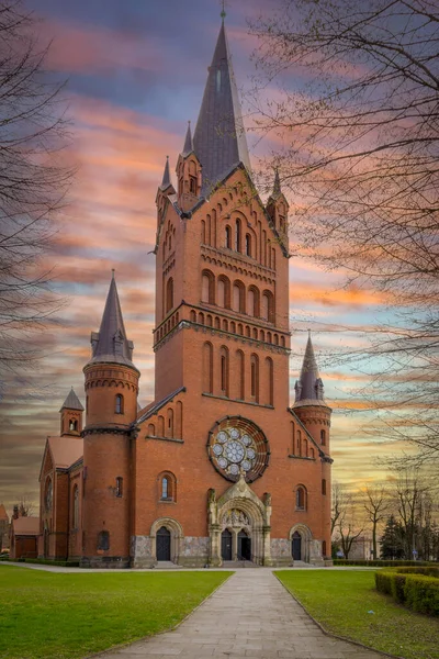Εκκλησία Στην Inowroclaw Χτίστηκε Στις Αρχές Του 20Ου Αιώνα Πολωνία — Φωτογραφία Αρχείου