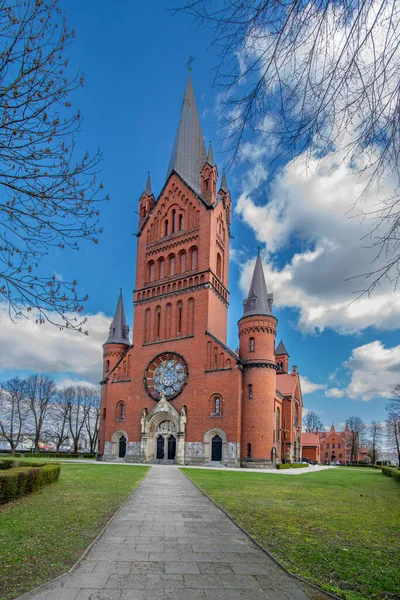 Εκκλησία Στην Inowroclaw Χτίστηκε Στις Αρχές Του 20Ου Αιώνα Πολωνία — Φωτογραφία Αρχείου