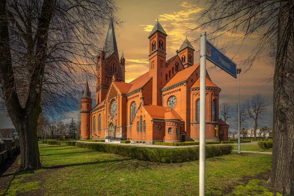 Kostel Inowroclaw Postavený Počátku Století Polsko — Stock fotografie
