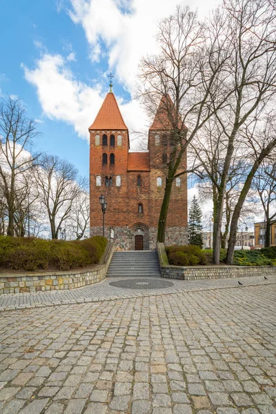 Самая Старая Церковь Городе Inowroclawia Польша — стоковое фото