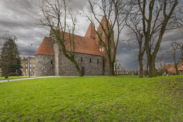 Iglesia Más Antigua Ciudad Inowroclawia Polonia — Foto de Stock