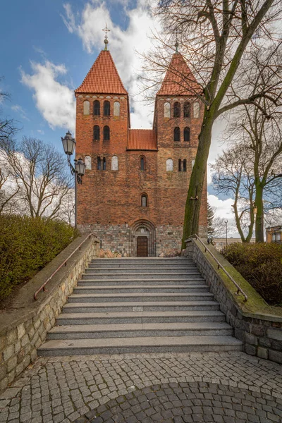 Самая Старая Церковь Городе Inowroclawia Польша — стоковое фото