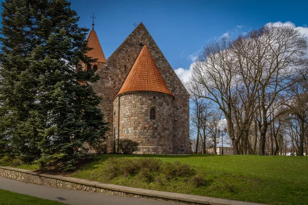 Παλαιότερη Εκκλησία Στην Πόλη Της Inowroclawia Πολωνία — Φωτογραφία Αρχείου