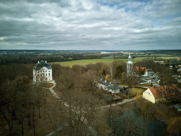 Palast Und Park Der Stadt Ostromecko Polen — Stockfoto