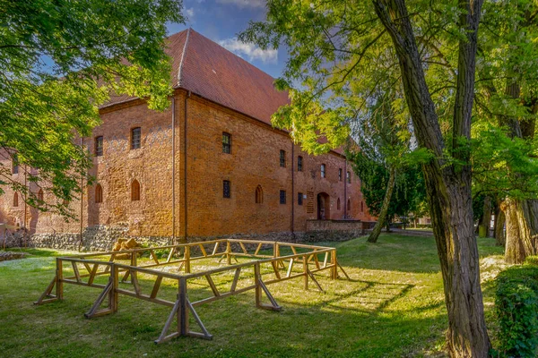 Teutonic Castle Στην Ostroda Πολωνία — Φωτογραφία Αρχείου