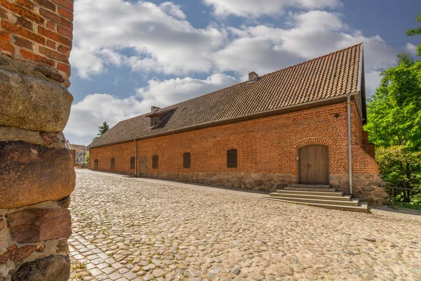 Medeltida Slott Staden Olsztyn Polen — Stockfoto