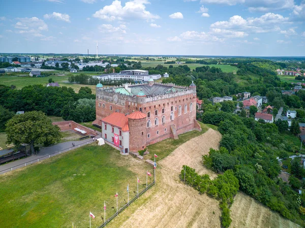 Μεσαιωνικό Κάστρο Στην Πόλη Golub Dobrzyn Πολωνία — Φωτογραφία Αρχείου