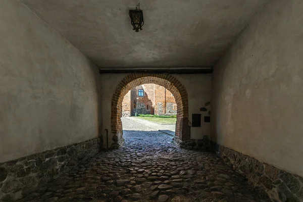 Polonya Nın Nidzica Kentindeki Gotik Şato — Stok fotoğraf