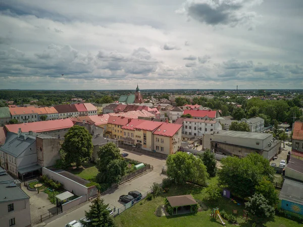 Вид Старый Город Шадже Польша — стоковое фото