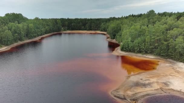 Leknica Lacs Colorés Géoparc Pologne — Video