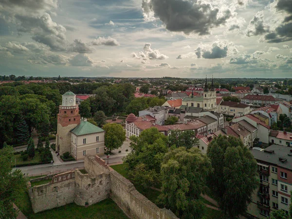 Город Вюн Вид Сверху Польше — стоковое фото