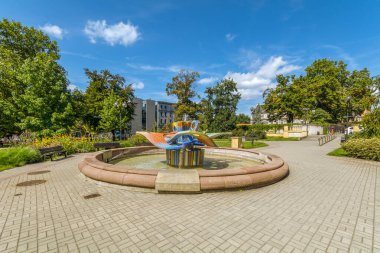 Polonya 'nın Opole şehrinde Polonya Şarkı Yıldızları Bulvarı.