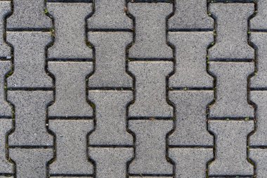 Arkaplan olarak beton kaldırım taşları.