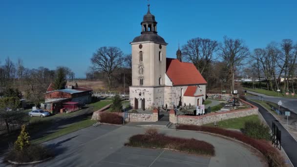 ナウラ村の宮殿 ポーランド — ストック動画