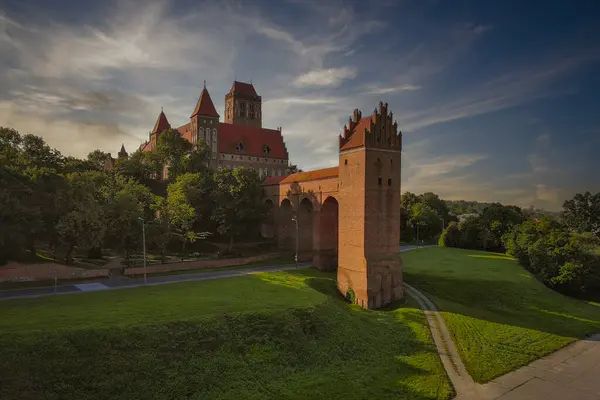 stock image Historic castle in Kwidzyn, Poland.