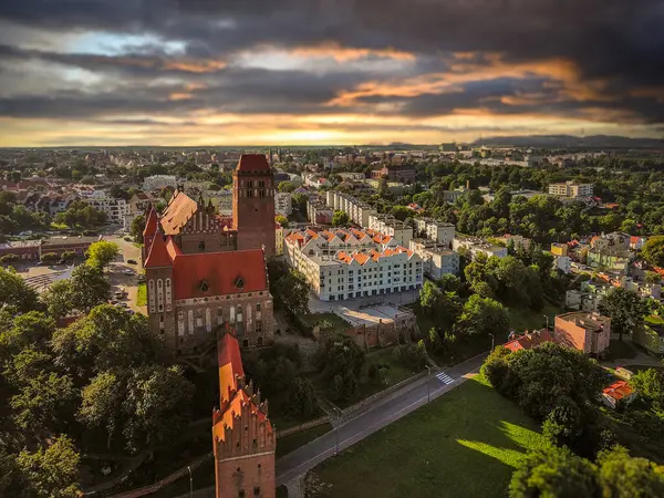 stock image Historic castle in Kwidzyn, Poland.