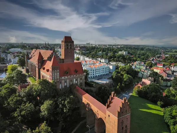 stock image Historic castle in Kwidzyn, Poland.