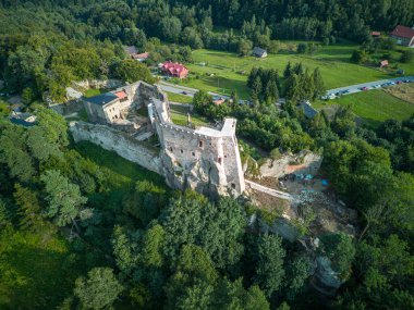 Polonya 'daki Kamieniec Kalesi' nin kalıntıları.