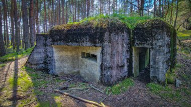 2. Dünya Savaşı 'ndan kalma bir sığınak..