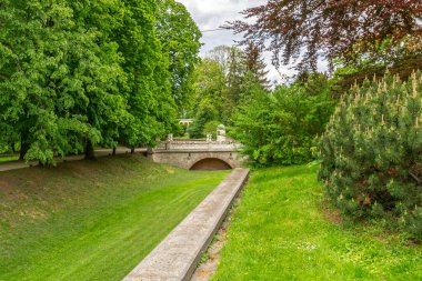 Lancut - kale ve park kompleksi, Polonya.