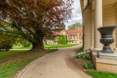 Lancut - kale ve park kompleksi, Polonya.
