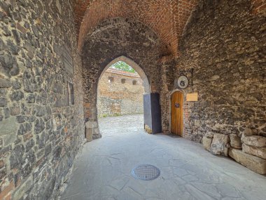 Tyniec, Krakow, Polonya 'daki manastır binaları.