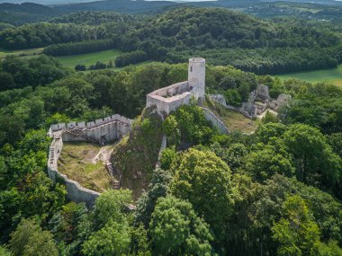 Polonya 'nın Smolen kentindeki Kale kalıntıları.